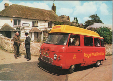 Devon Postcard - The Honiton Royal Mail Post Bus at Dunkeswell Post Office SW17297