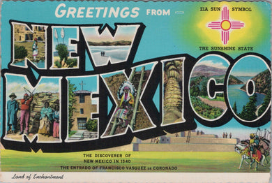 America Postcard - Greetings From New Mexico  SW17230