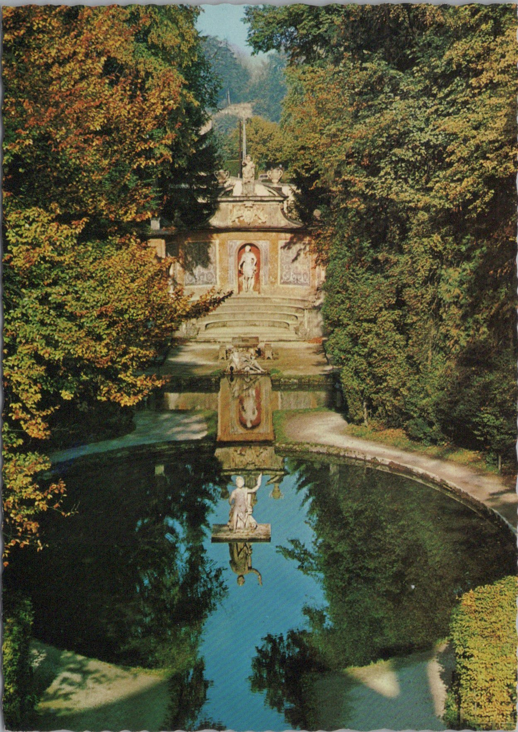 Austria Postcard - Salzburg, Lustschloss Hellbrunn, Wasserspiele   SW17248