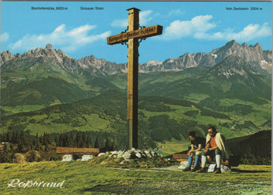 Austria Postcard - Gipfelkreuz am Rossbrand, 1770m SW17277