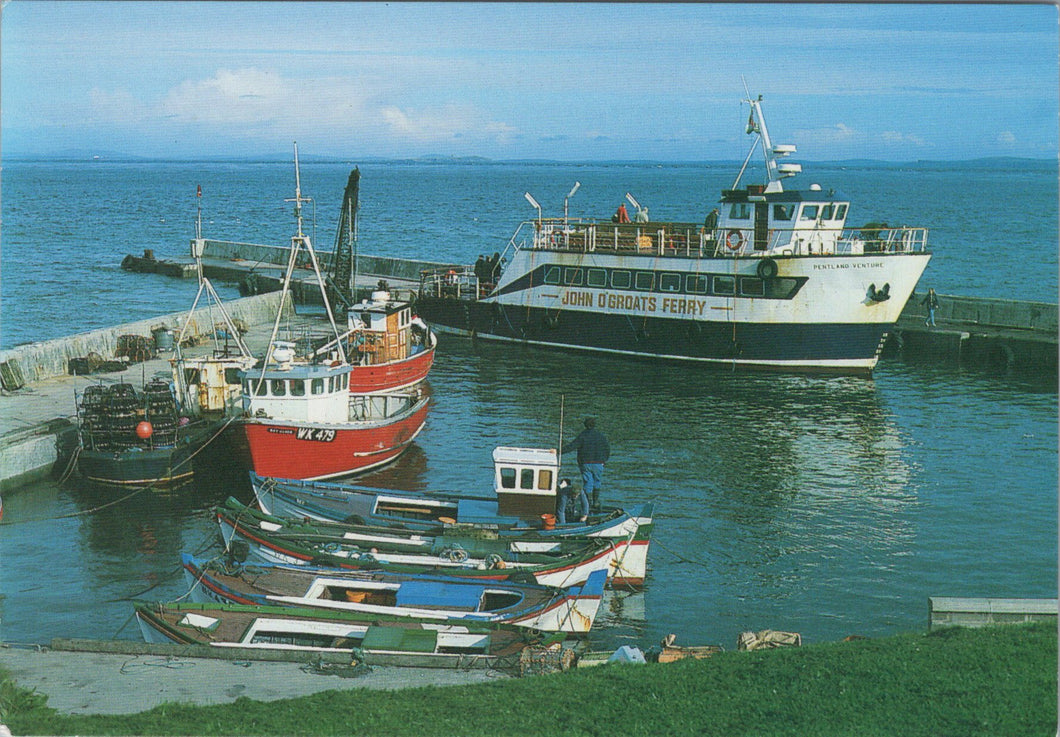 Scotland Postcard - The John O'Groats To Orkney Ferry SX56