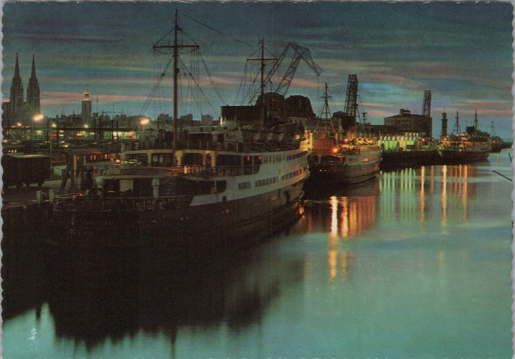 Belgium Postcard - Ostend, Pier of The Car Ferry Boats  SX77