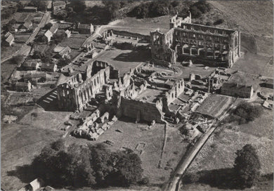 Yorkshire Postcard - Aerial View of Rievaulx Abbey   SX88