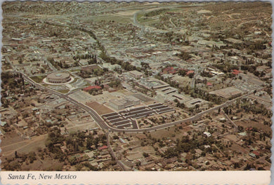 America Postcard - Aerial View of Santa Fe, New Mexico  SW17380