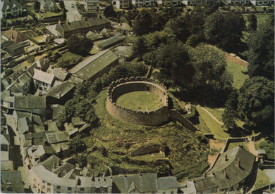 Devon Postcard - Aerial View of Totnes Castle   SW17403