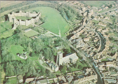 Suffolk Postcard - Aerial View of Framlingham  SX182