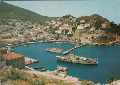 Greece Postcard - Hydra, A Partial View    SW17422