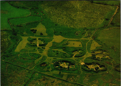 Cornwall Postcard - Aerial View of Chysauster Ancient Village, Madron  SW17405