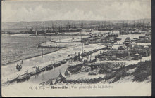 Load image into Gallery viewer, France Postcard - Marseille - Vue Generale De La Joliette   P632
