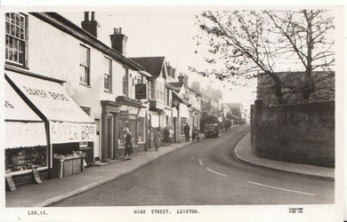 Suffolk Postcard - High Street - Leiston - Ref 3490A