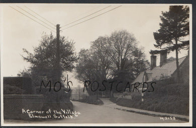 Suffolk Postcard - A Corner of The Village, Elmswell     RT270