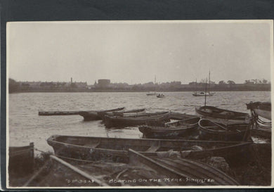Yorkshire Postcard - Boating on The Mere, Hornsea   T9171