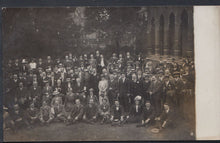 Load image into Gallery viewer, Social History Postcard - London? - Large Group of People    MB1417

