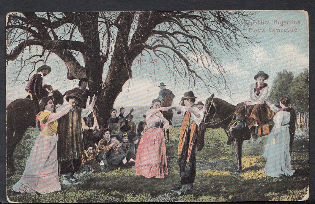 Argentina Postcard - Republica Argentina - Fiesta Campestre    J166