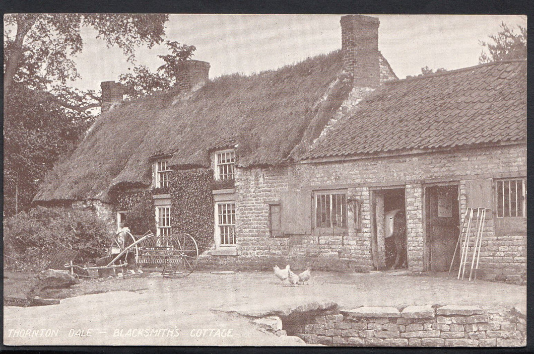 Yorkshire Postcard - Thornton Dale - Blacksmith's Cottage   BH125