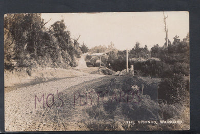 New Zealand Postcard - The Springs, Waingaro, Waikato District  T6620