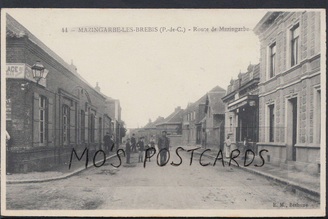 France Postcard - Mazingarbe-Les-Brebis - Route De Mazingarbe   N87