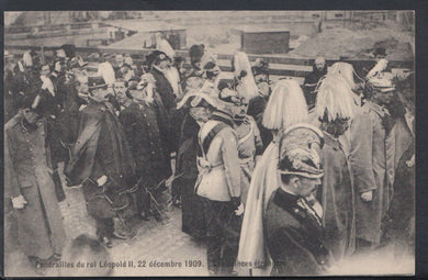 Belgium Postcard - Funerailles Du Roi Leopold II, 22 Decembre 1909 - T429
