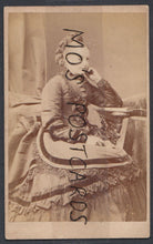 Load image into Gallery viewer, CDV (Carte De Visite) - Yorkshire Lady - Hutley, 2 Rosewood RT247
