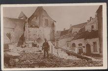 Load image into Gallery viewer, Belgium Postcard - The European War - Ruined Houses at Malines  RS8069
