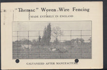 Load image into Gallery viewer, Advertising Postcard- &quot;Themac&quot; Woven Wire Fencing,Metal Agencies Co,Bristol T403
