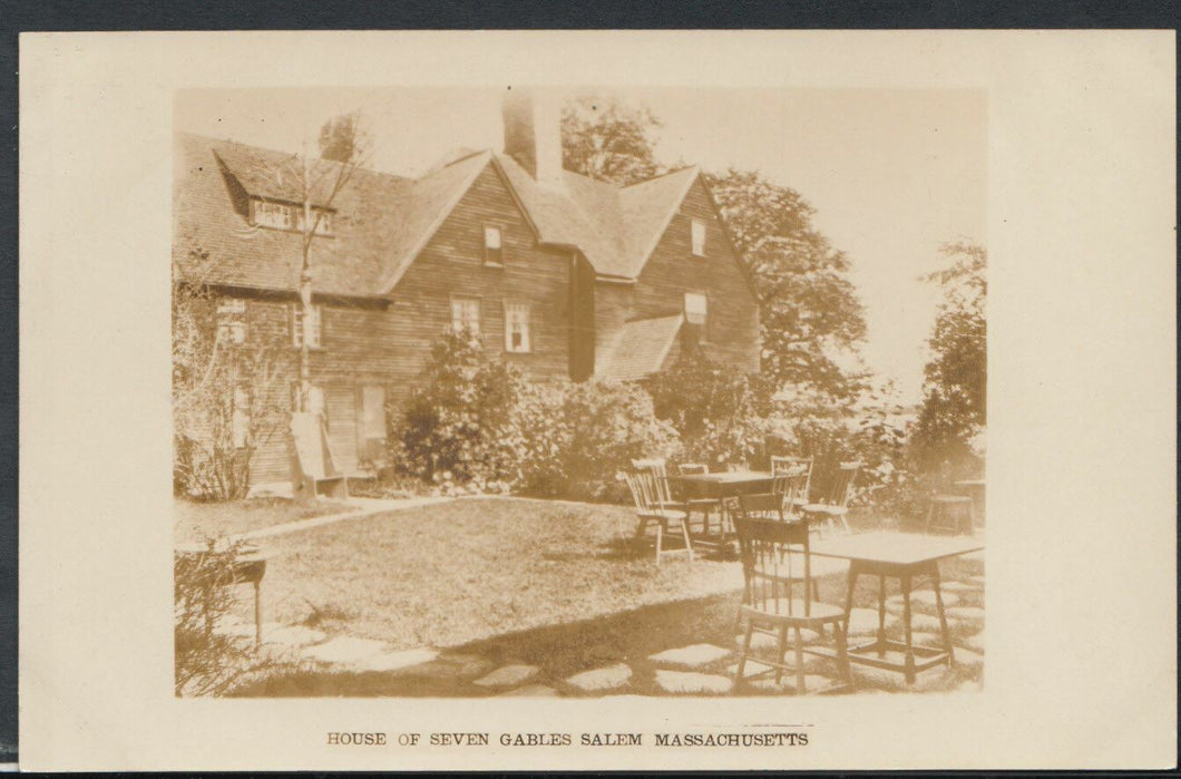 America Postcard - House of Seven Gables, Salem, Massachusetts    T1812