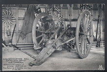 Load image into Gallery viewer, Scotland Postcard - Gun Carriage In The Banqueting Hall, Edinburgh Castle T5652
