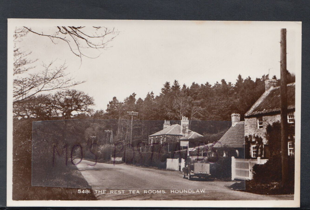 Scotland Postcard - The Rest Tea Rooms, Houndlaw    RS17488