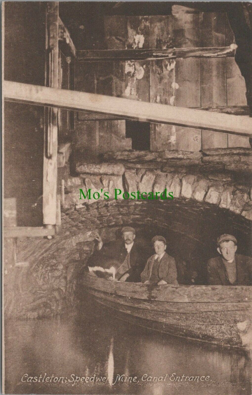 Derbyshire Postcard - Castleton, Speedwell Mine, Canal Entrance  RS26698