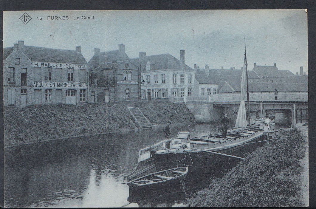 Belgium Postcard - Furnes - Le Canal     RS6511