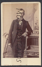 Load image into Gallery viewer, CDV (Carte De Visite) - Mr George Bale or George Ball in 1896 -  RT219
