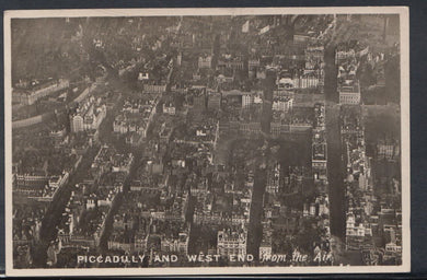 London Postcard - Piccadilly and West End From The Air      T1416