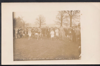 Devon Postcard - Crediton Grammar School Sports 1929 Devon H870