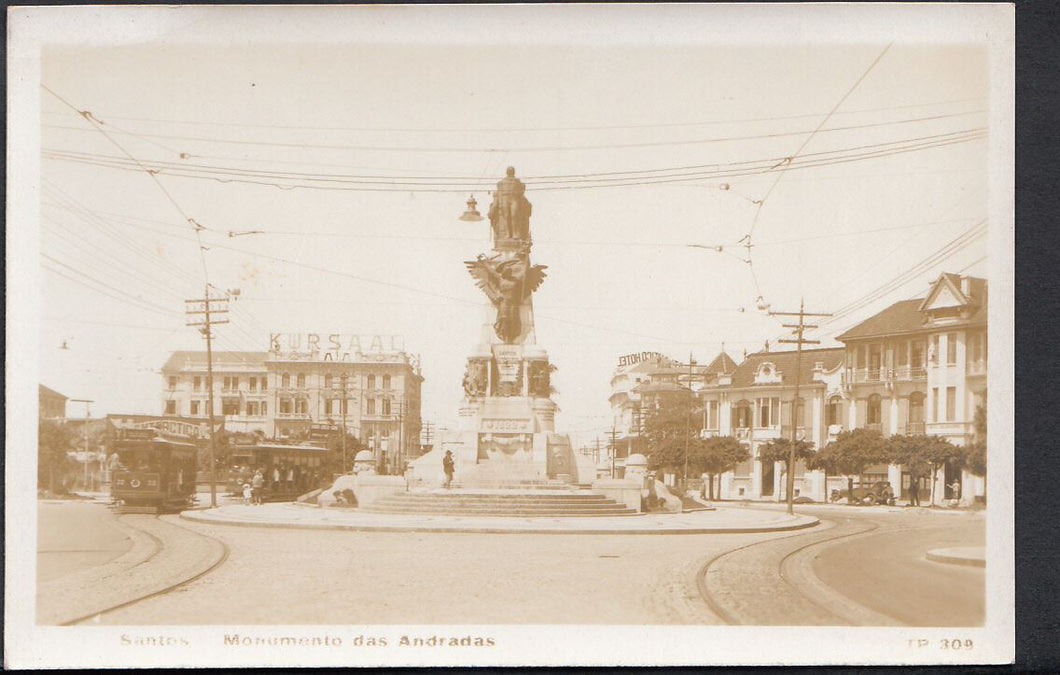 Brazil Postcard - Santos - Monumento Das Andradas    C1288