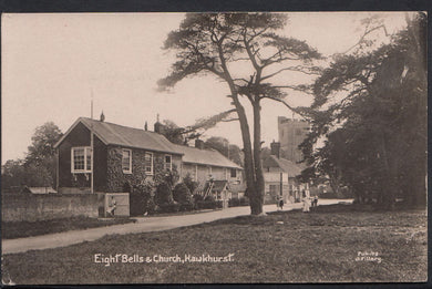 Kent Postcard - Eight Bells and Church, Hawkhurst   MB513