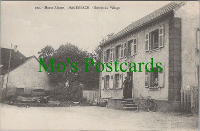 Germany Postcard - Haute-Alsace, Hagenbach - Entree Du Village RS27315