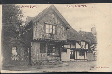 Surrey Postcard - An Old Shop, C.Faulkner, Lingfield   A7290