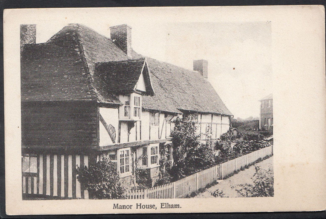 Kent Postcard - Manor House, Elham     MB411