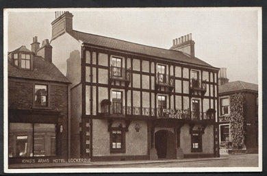 Scotland Postcard - King's Arms Hotel, Lockerbie   9462
