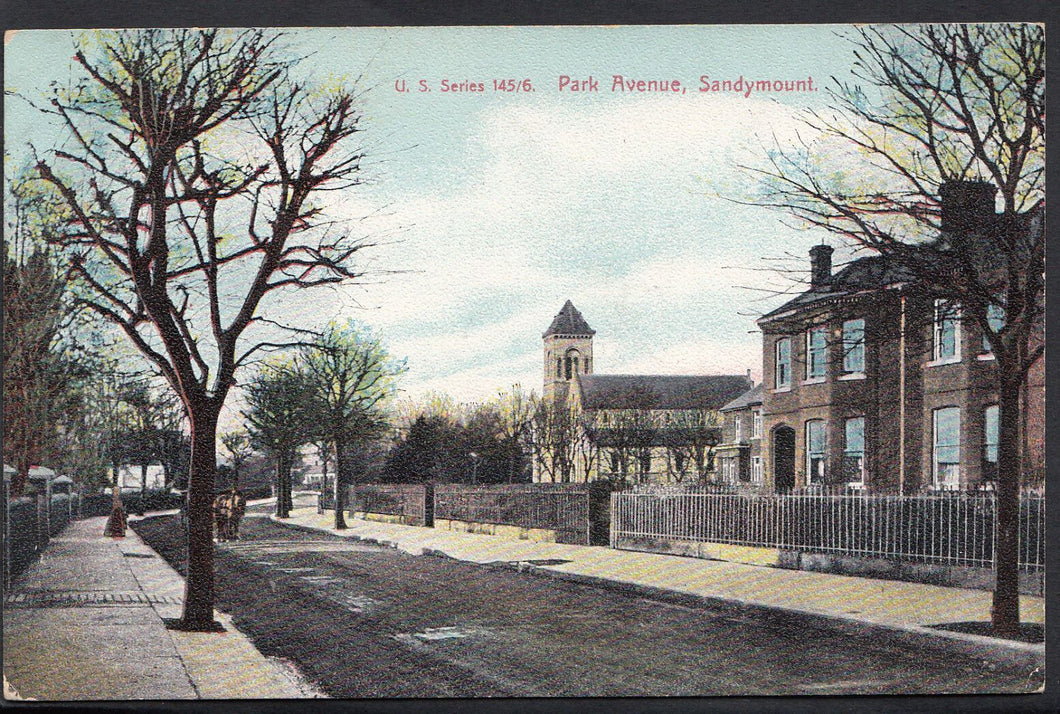 America Postcard - Park Avenue, Sandymount, Iowa    DR747