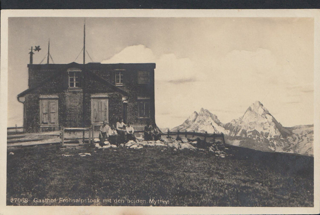 Switzerland Postcard - Gasthof Frohnalpstock Mit Den Beiden, Mythen  DD307