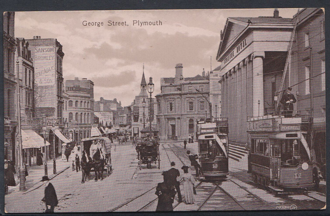 Devon Postcard - George Street, Plymouth   A6625