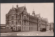 Load image into Gallery viewer, New Zealand Postcard - Railway Offices, Wellington     A6446
