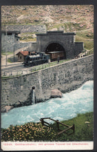 Load image into Gallery viewer, Switzerland Postcard - Gotthardbahn; Der Grosse Tunnel Bei Goschenen RT595
