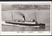 Load image into Gallery viewer, Shipping Postcard - British Railways, S.S.&quot;Canterbury&quot;  MB935
