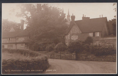 Kent Postcard - Penshurst Village and Church   DP539