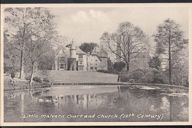 Worcestershire Postcard - Little Malvern Court and Church (12th Century) MB2286