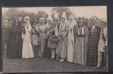 Social History Postcard - Theatrical Performers - Unknown Pageant  RS9173