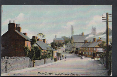 Leicestershire Postcard - Main Street, Woodhouse Eaves     RS6190