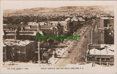 Australia Postcard-North Terrace and The Hills,Adelaide,South Australia RS27757